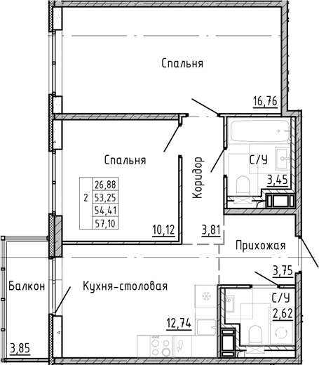 Планировка квартиры