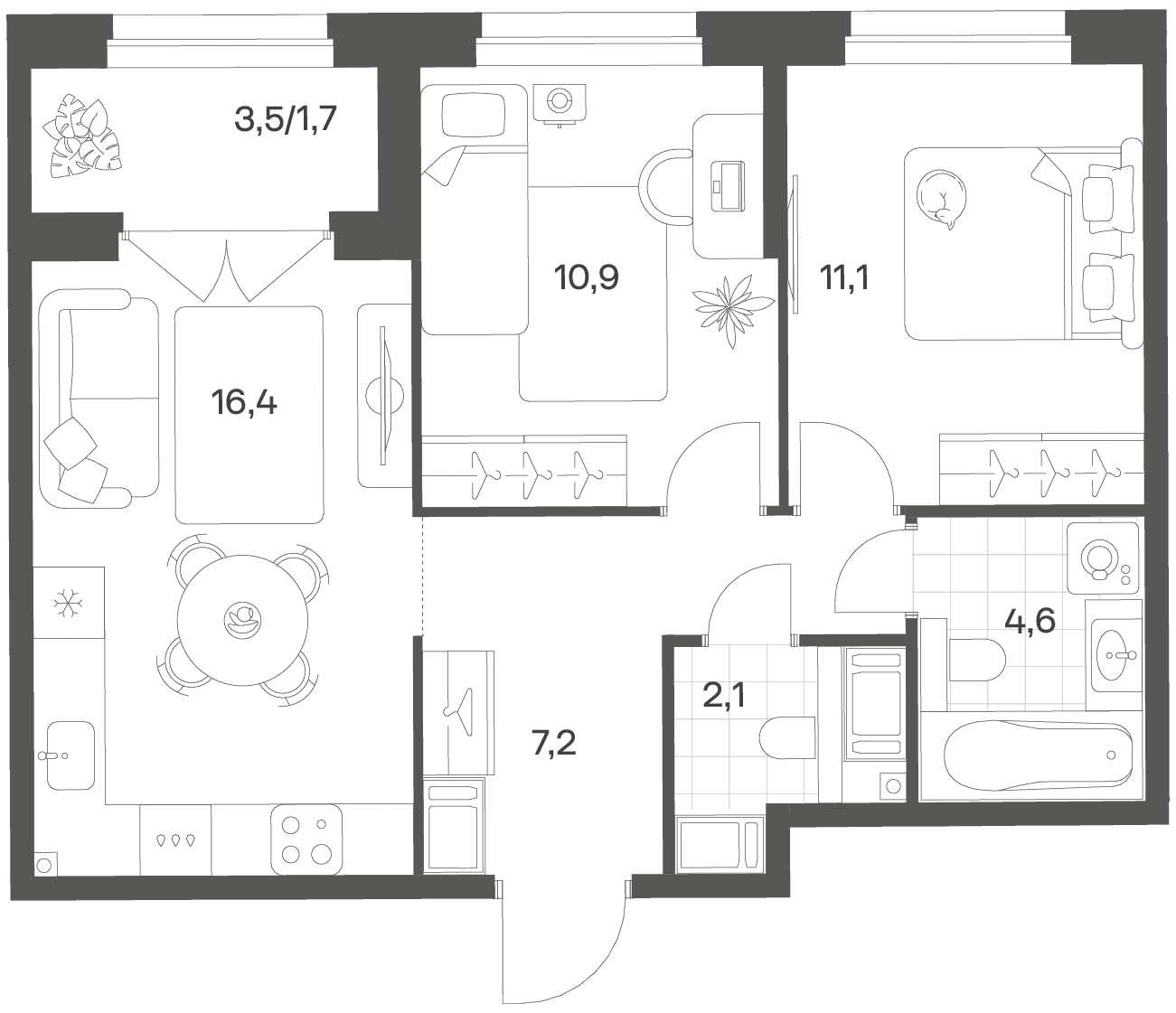 Планировка квартиры