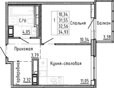 Планировка квартиры