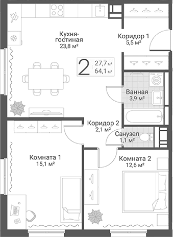 Планировка квартиры