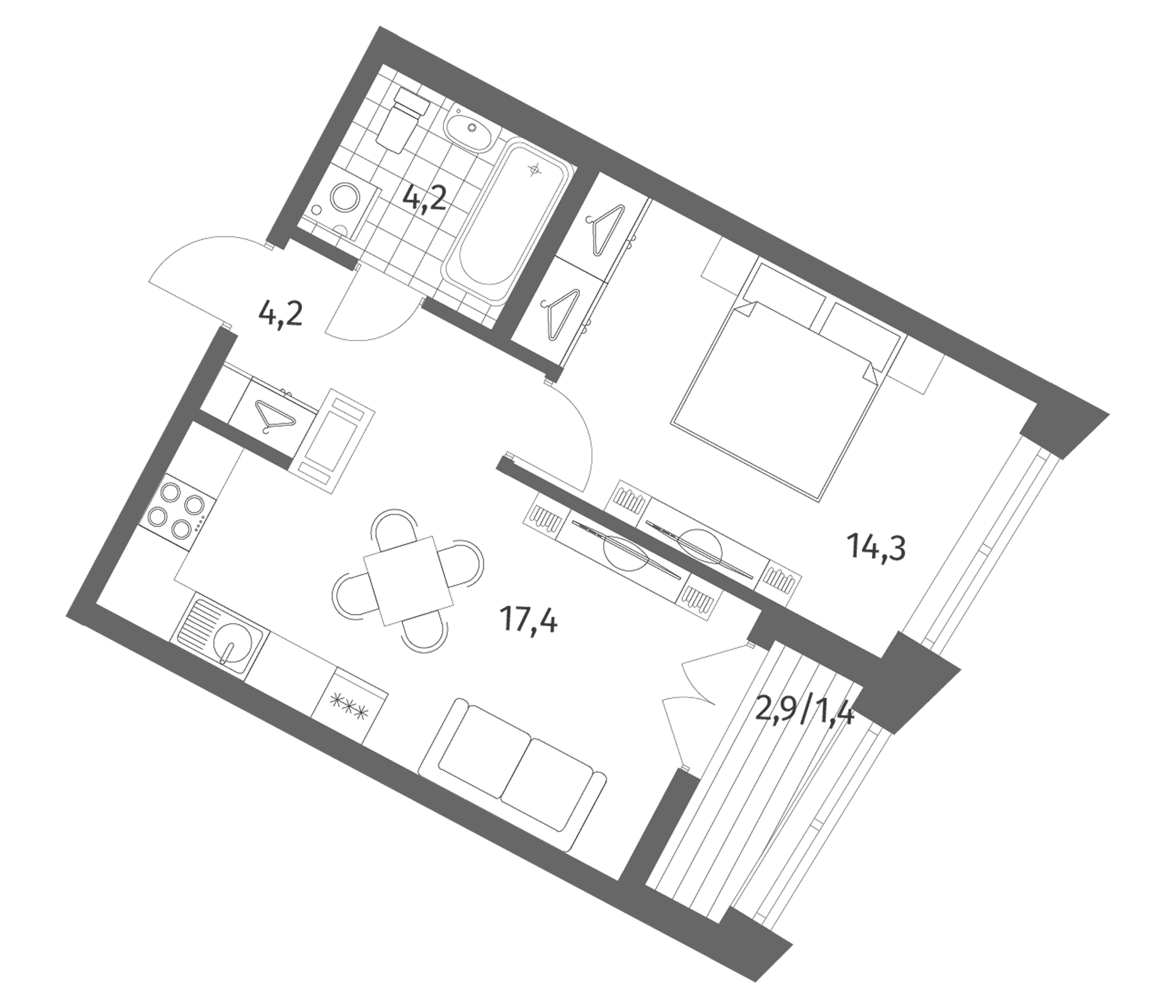 Планировка квартиры
