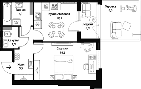 Планировка квартиры