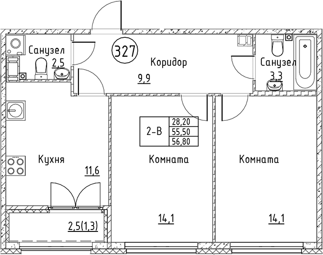 Планировка квартиры