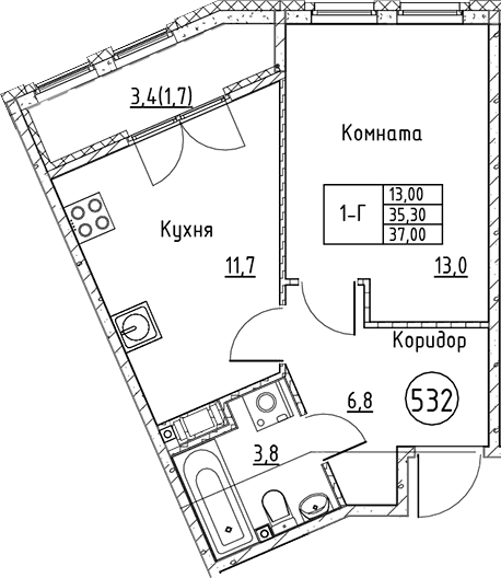 Планировка квартиры