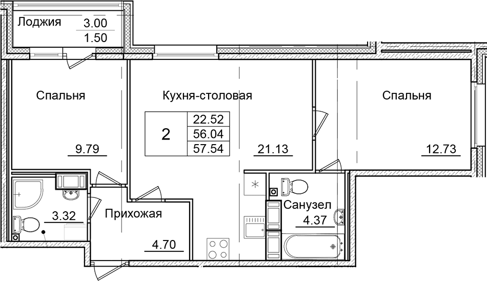 Планировка квартиры