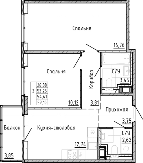 Планировка квартиры