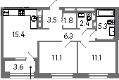 Планировка квартиры