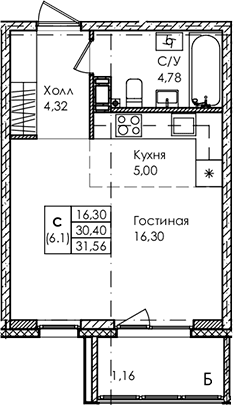 Планировка квартиры