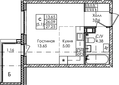 Планировка квартиры