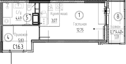 Планировка квартиры
