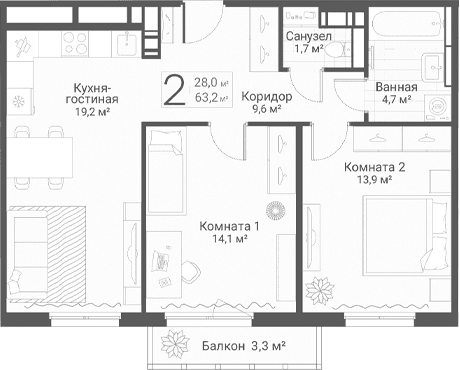Планировка квартиры