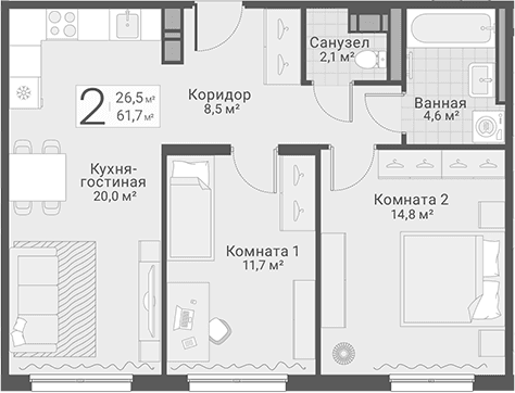 Планировка квартиры