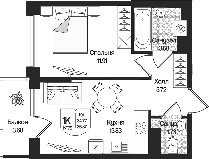Планировка квартиры