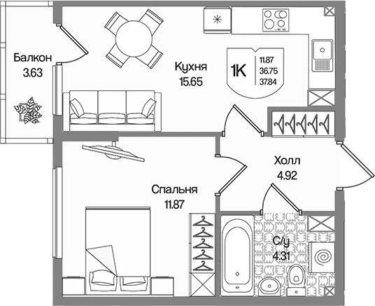 Планировка квартиры