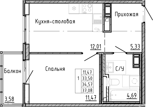 Планировка квартиры
