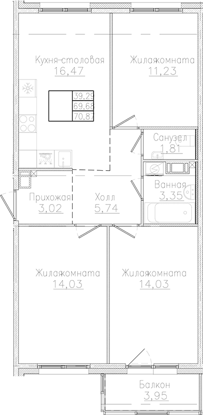 Планировка квартиры