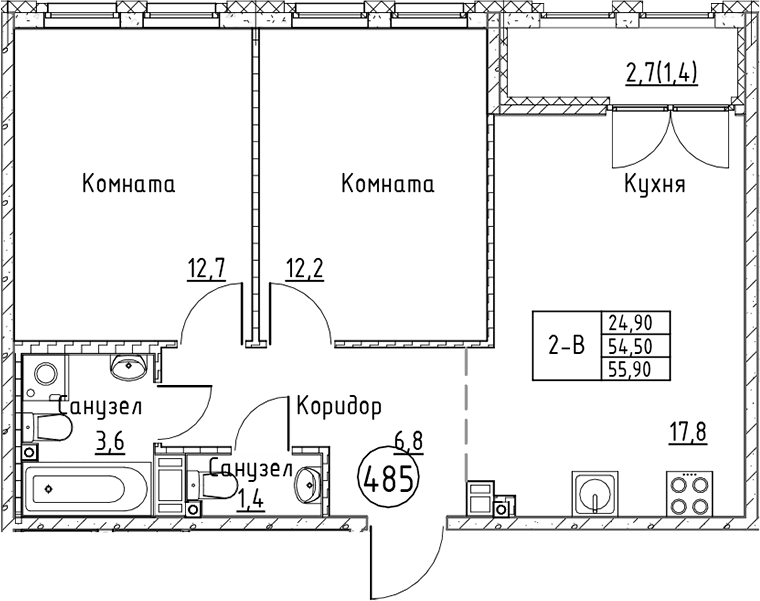 Планировка квартиры