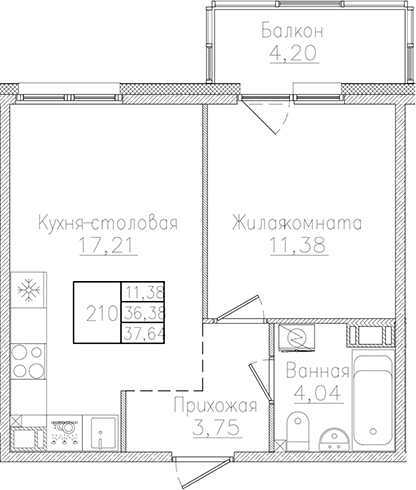 Планировка квартиры