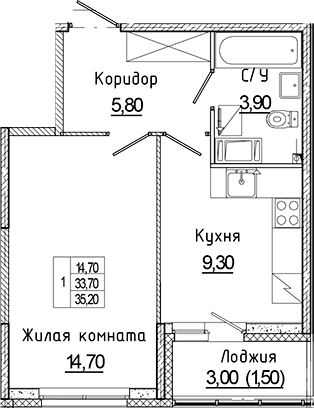 Планировка квартиры