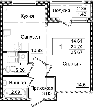 Планировка квартиры