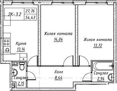 Планировка квартиры