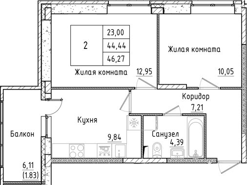 Планировка квартиры