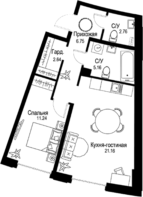 Планировка квартиры