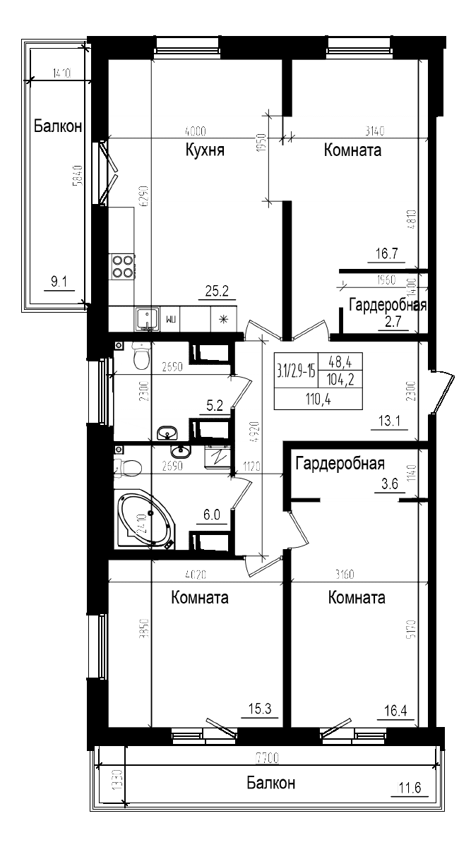 Планировка квартиры