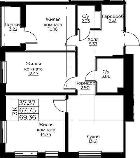 Планировка квартиры