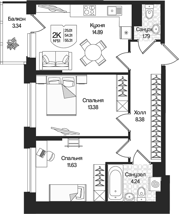 Планировка квартиры