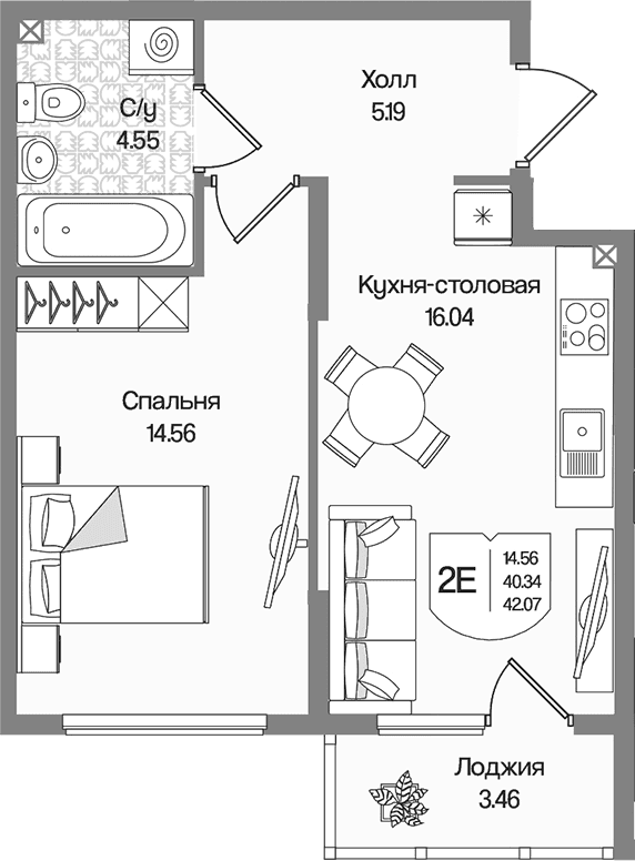 Планировка квартиры