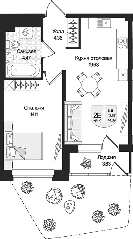 Планировка квартиры