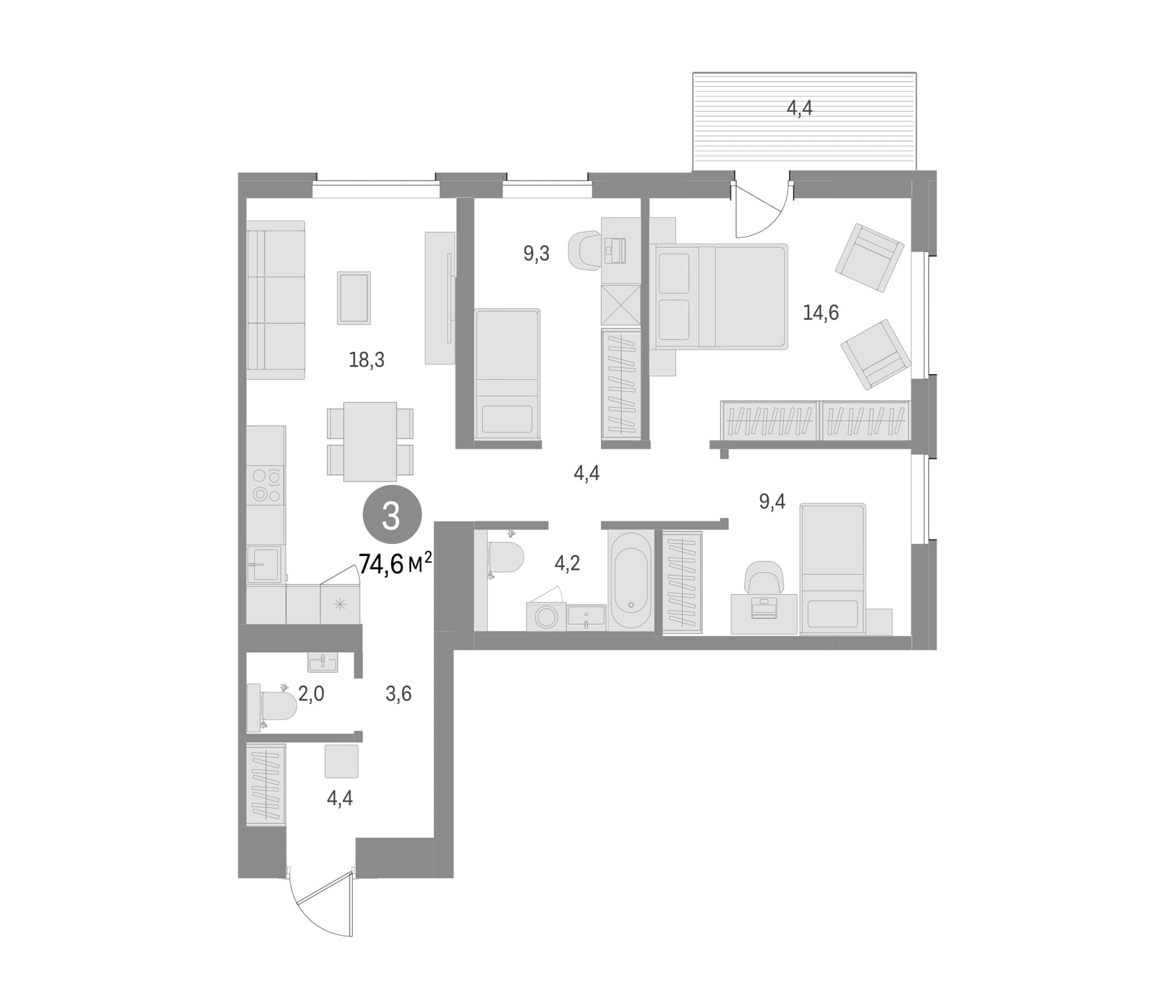 Планировка квартиры