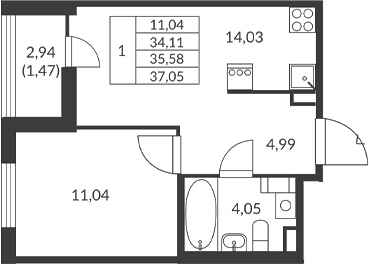 Планировка квартиры