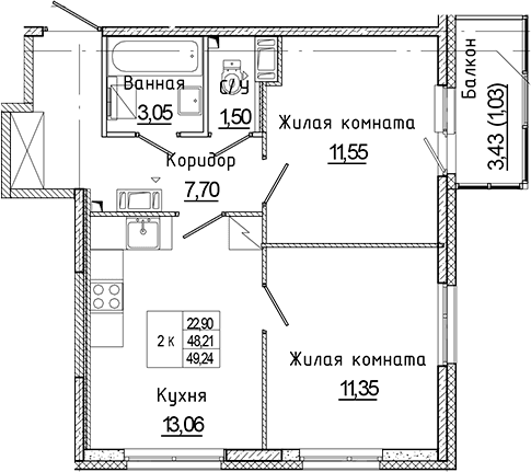 Планировка квартиры