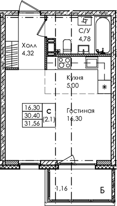 Планировка квартиры