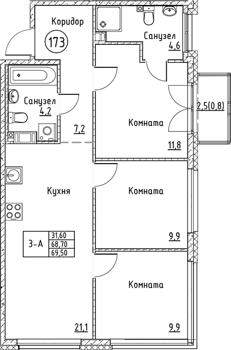 Планировка квартиры