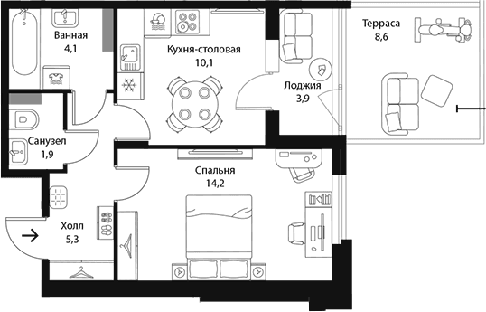 Планировка квартиры
