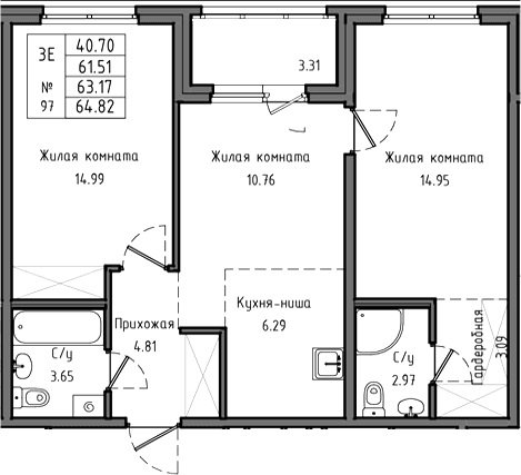 Планировка квартиры