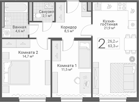 Планировка квартиры