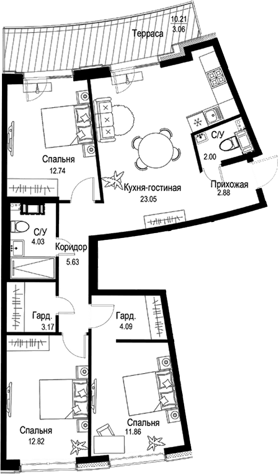Планировка квартиры