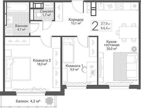 Планировка квартиры