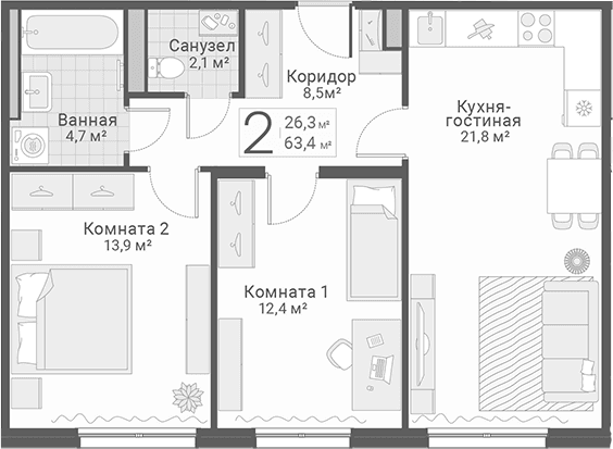 Планировка квартиры