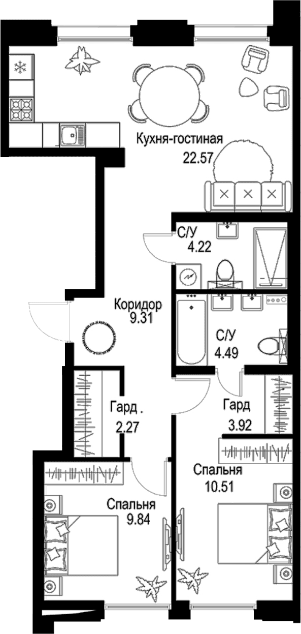 Планировка квартиры