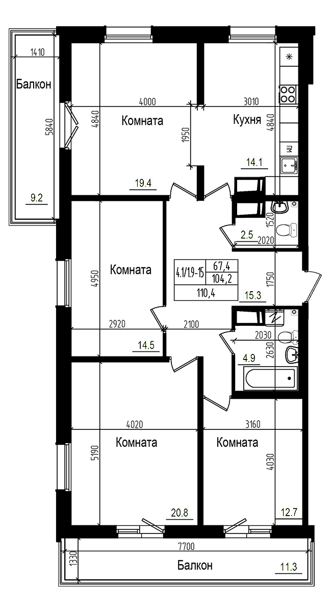 Планировка квартиры