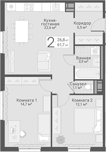 Планировка квартиры