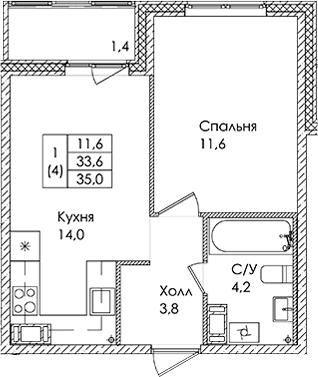 Планировка квартиры