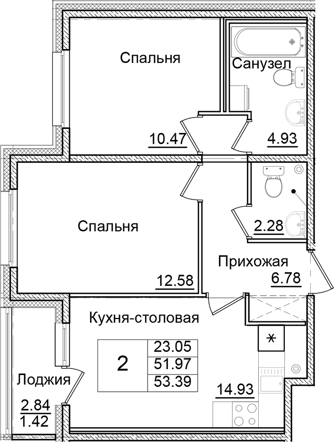 Планировка квартиры