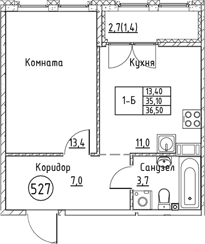 Планировка квартиры