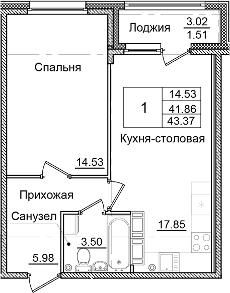 Планировка квартиры